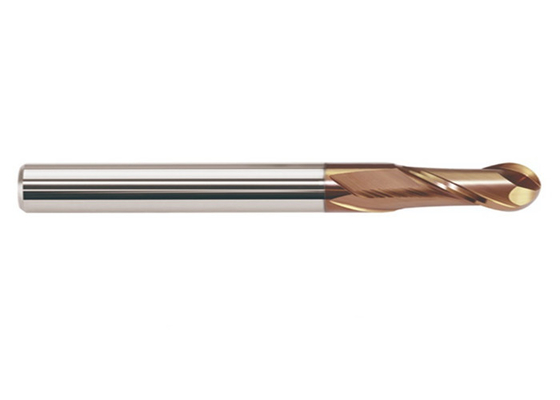 Fraise en bout d'or de boule de cannelure du corrosif 2 du diamètre 0.5mm-10mm de lame de revêtement anti fournisseur