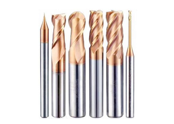 Fraise en bout d'or de boule de cannelure du corrosif 2 du diamètre 0.5mm-10mm de lame de revêtement anti fournisseur