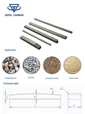 Astuce de rotor de barre de carbure de tungstène de pièces de concasseur de pierres pour le broyeur à percussion fournisseur